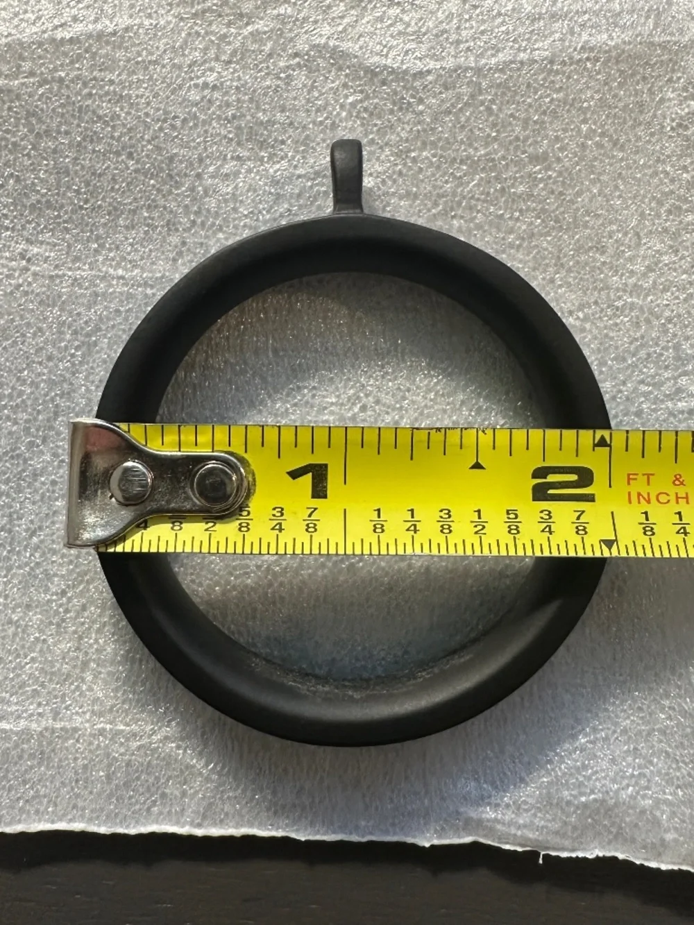 (4) boxes of RH Restoration Hardware medium loop rings in black. 7 loops/ box.